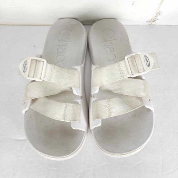Chaco Women's Lowdown US7 EU38 White Strappy Outdoor Sports Slide Sandals Shoes - Picture 5 of 14